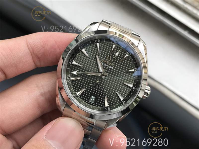 VS廠歐米茄海馬150柚木綠盤復(fù)刻做工怎么樣-逢綠必火Aqua Terra新配色-復(fù)刻表