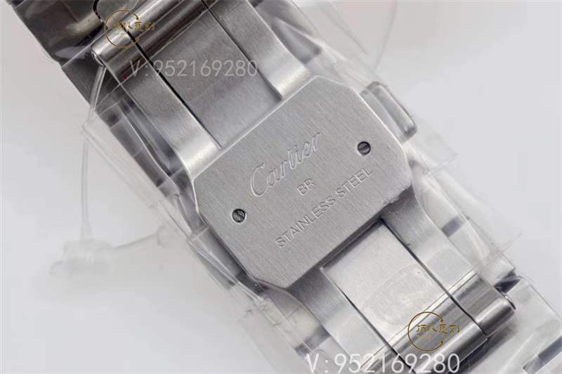 V6廠卡地亞大號(hào)山度士桑托斯復(fù)刻表新款碳鍍層做工怎么樣-復(fù)刻表