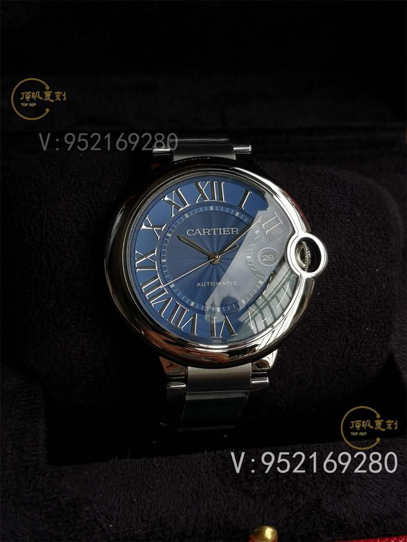V6廠卡地亞藍氣球藍色盤對比af廠復刻表孰強孰弱-復刻表