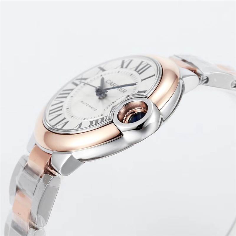 V6廠卡地亞33mm間玫瑰金藍氣球W2BB0023復刻表做工怎么樣-復刻表