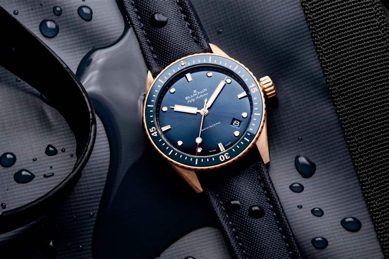 寶珀5000Sedna Gold五十噚深海潛水艇-復刻表