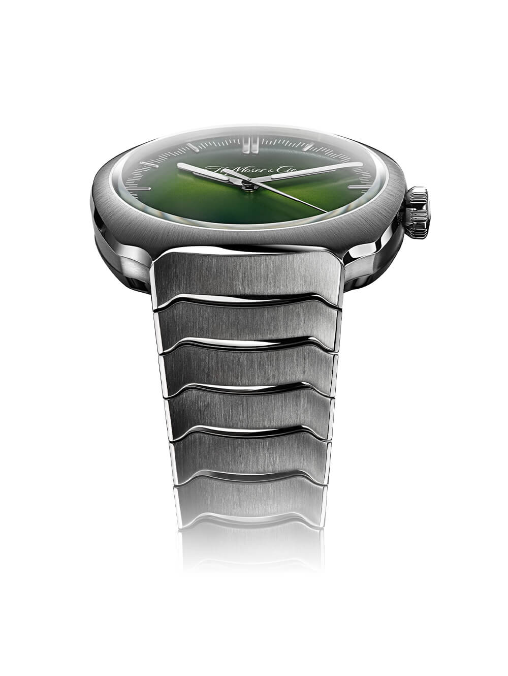 獨(dú)特的綠色表盤手表H. Moser & Cie Streamliner-復(fù)刻表