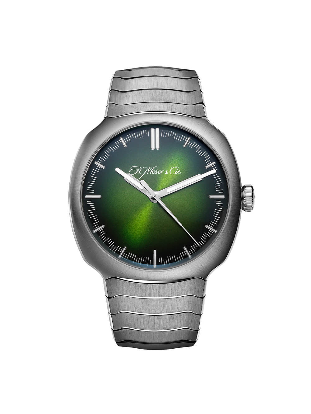 獨(dú)特的綠色表盤手表H. Moser & Cie Streamliner-復(fù)刻表
