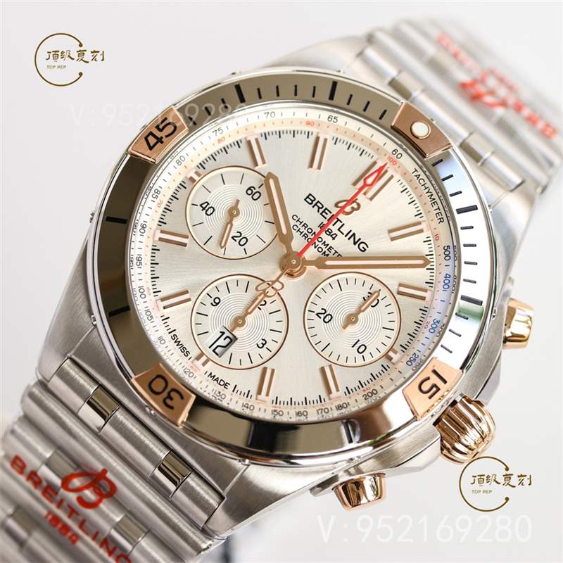 GF廠百年靈機械計時鋼王復刻表上新間金款做工怎么樣-復刻表