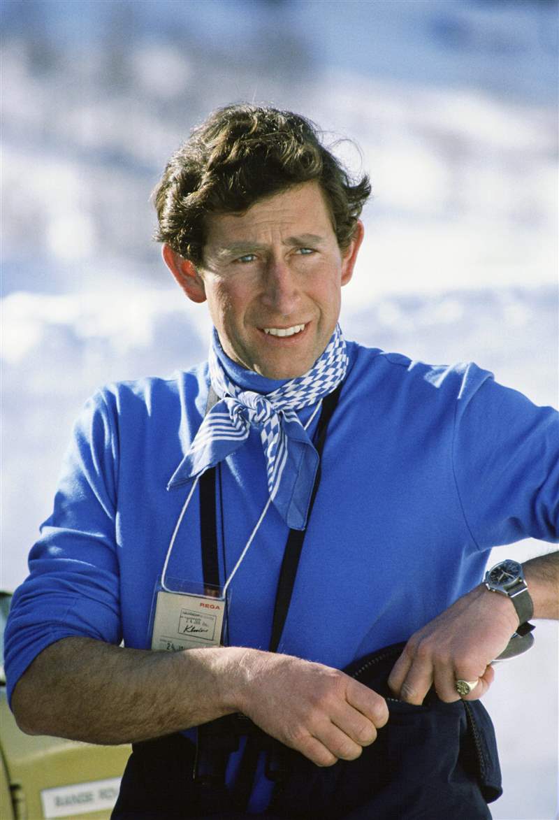 查爾斯王子佩戴軍用漢密爾頓計時碼表