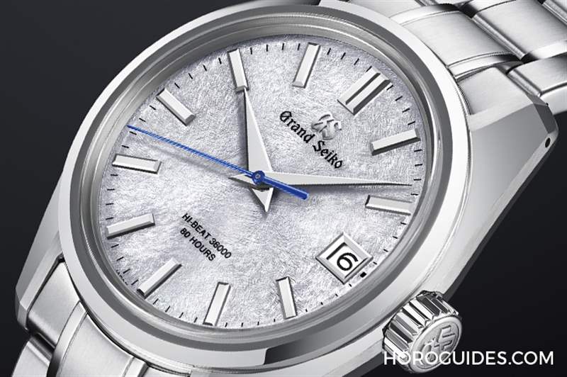 GRAND SEIKO - 淡藍面盤呈現巖手山「融雪」美景，Grand Seiko 44GS首款白鋼材質