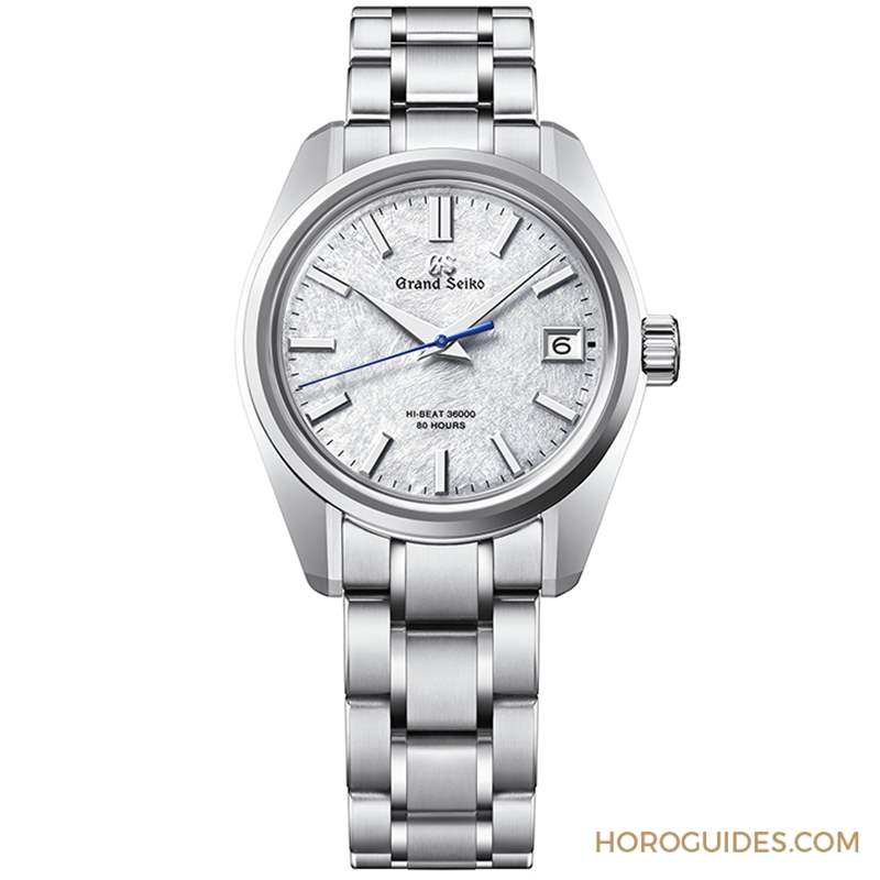 GRAND SEIKO - 淡藍面盤呈現巖手山「融雪」美景，Grand Seiko 44GS首款白鋼材質