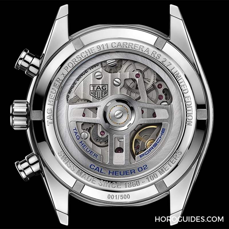 TAG HEUER - 最速德國量產車問世50年，TAG Heuer推出Porsche 911 Carrera RS 2.7限量腕表傳神演繹