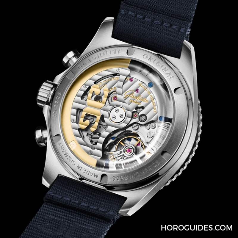 藍(lán)面、藍(lán)陶瓷圈打頭陣！ Glashütte Original SeaQ系列首次搭載計(jì)時(shí)功能-復(fù)刻表