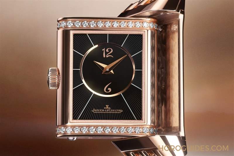 Reverso Duetto Small 翻轉系列雙面腕表小型玫瑰金款-復刻表