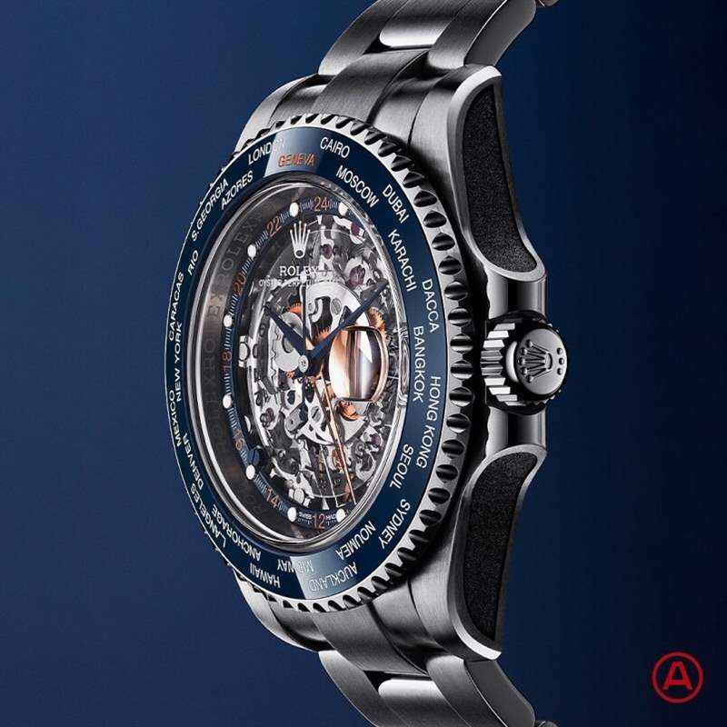 Artisans de Genève GMT-Master II 超型客制勞力士 | 定制GMT-Master II透視表盤加表圈大變身-復(fù)刻表