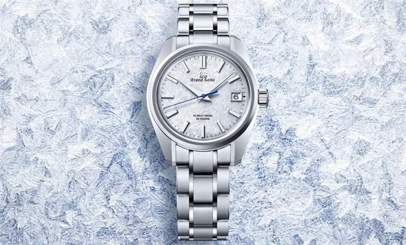 淡藍面盤呈現巖手山「融雪」美景，Grand Seiko 44GS首款白鋼材質