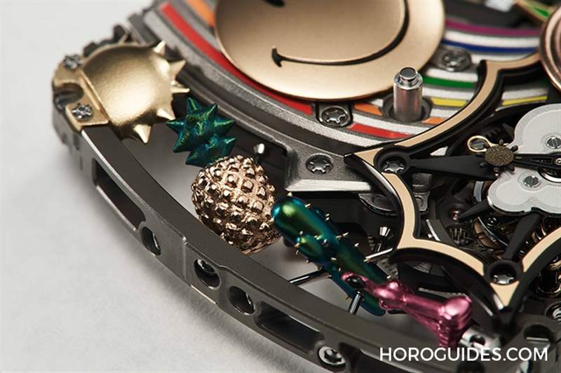 Richard Mille少見樂園化的一面！ RM 88 Smiley自動上鏈陀飛輪腕表-復刻表