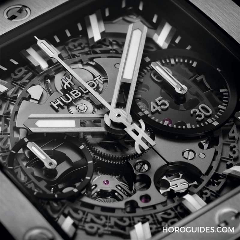 高階運動方表這樣搭，怎一個瀟灑了得｜Hublot Square Bang Unico計時碼表-復刻表