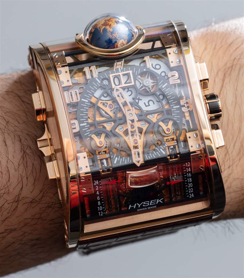 不再生產：550,000 美元 Hysek Colosso GMT 三問腕表-復刻表
