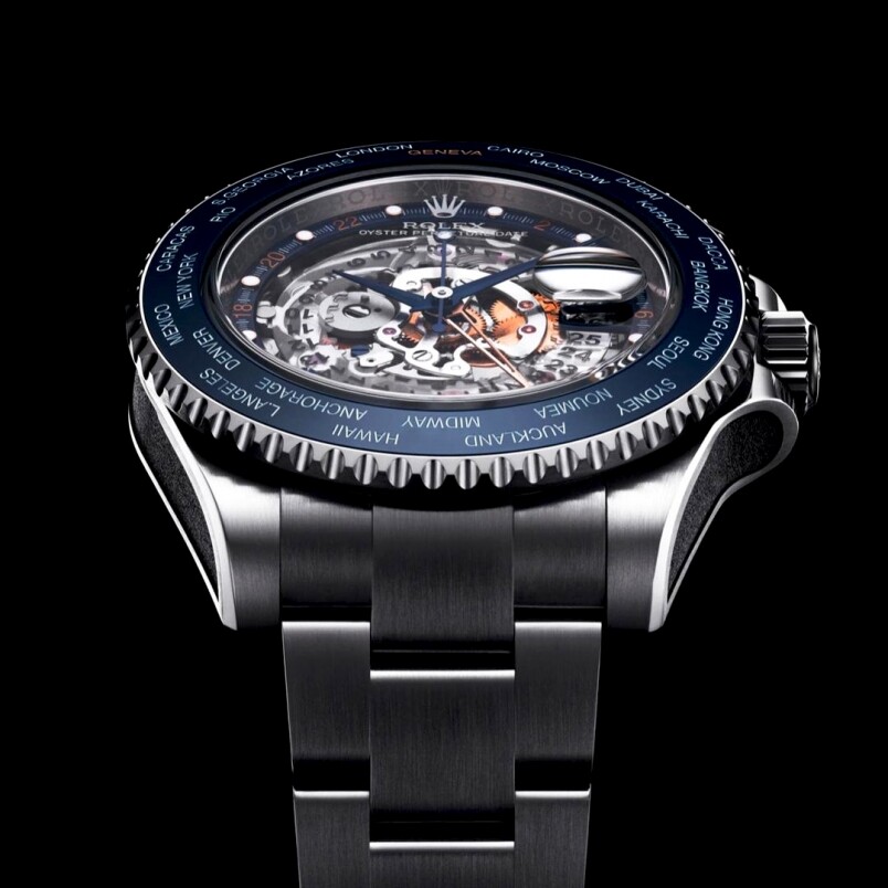 Artisans de Genève GMT-Master II 超型客制勞力士 | 定制GMT-Master II透視表盤加表圈大變身-復(fù)刻表