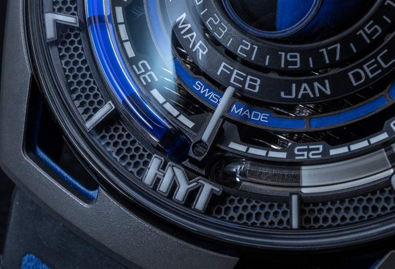 動手實踐：HYT Moonrunner Supernova 藍色手表-復刻表