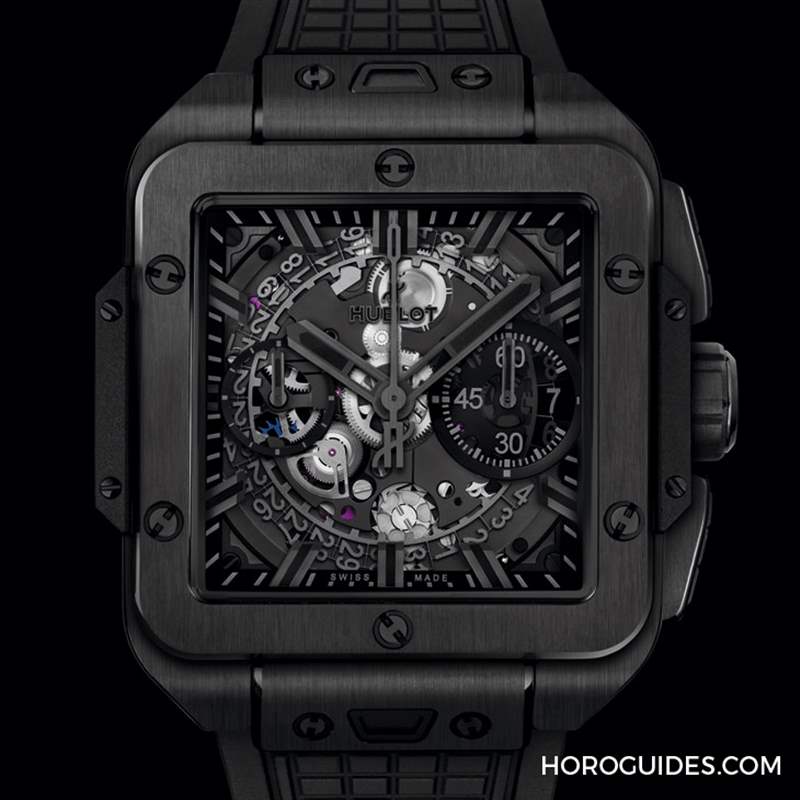 高階運動方表這樣搭，怎一個瀟灑了得｜Hublot Square Bang Unico計時碼表-復刻表