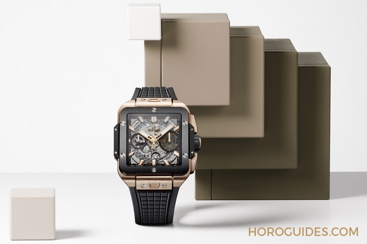 高階運動方表這樣搭，怎一個瀟灑了得｜Hublot Square Bang Unico計時碼表-復刻表