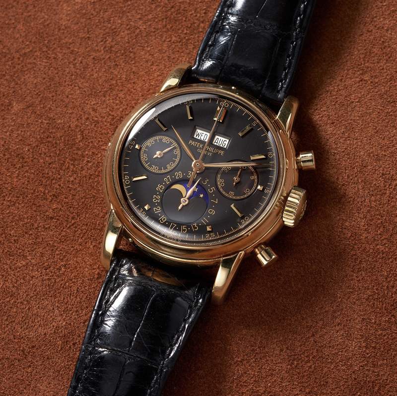 黑色表盤百達翡麗2499的售價應該低于上次售出的價格2000年。-復刻表