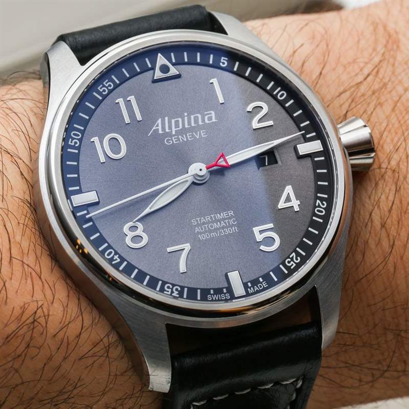Alpina Startimer飛行員自動手表2014年動手-復刻表