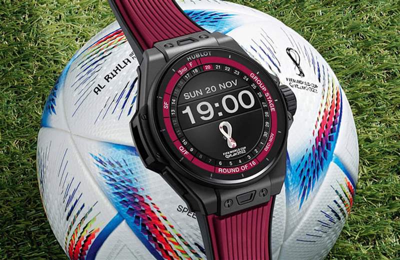 世界杯2022｜HUBLOT打造限量智能手表32國桌面與表帶供球迷撐場-復刻表