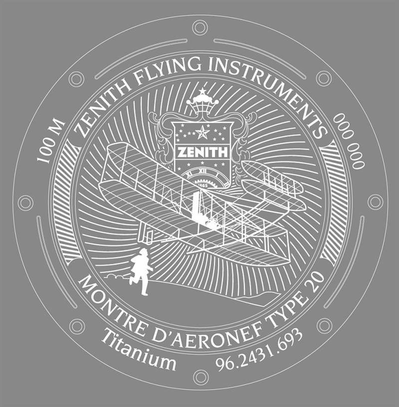 真力時(shí)Pilot Montre d'Aeronef Type 20 GMT 1903手表慶祝萊特兄弟-復(fù)刻表