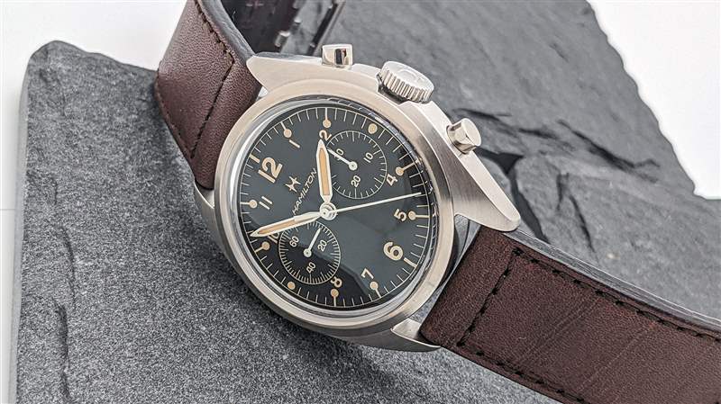 手表評論:漢密爾頓卡其飛行員先鋒機械計時碼表-復刻表