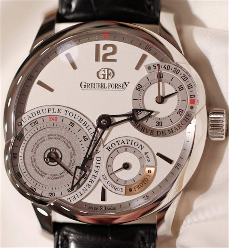 Greubel Forsey四重陀飛輪秘密腕表動手實踐-復刻表
