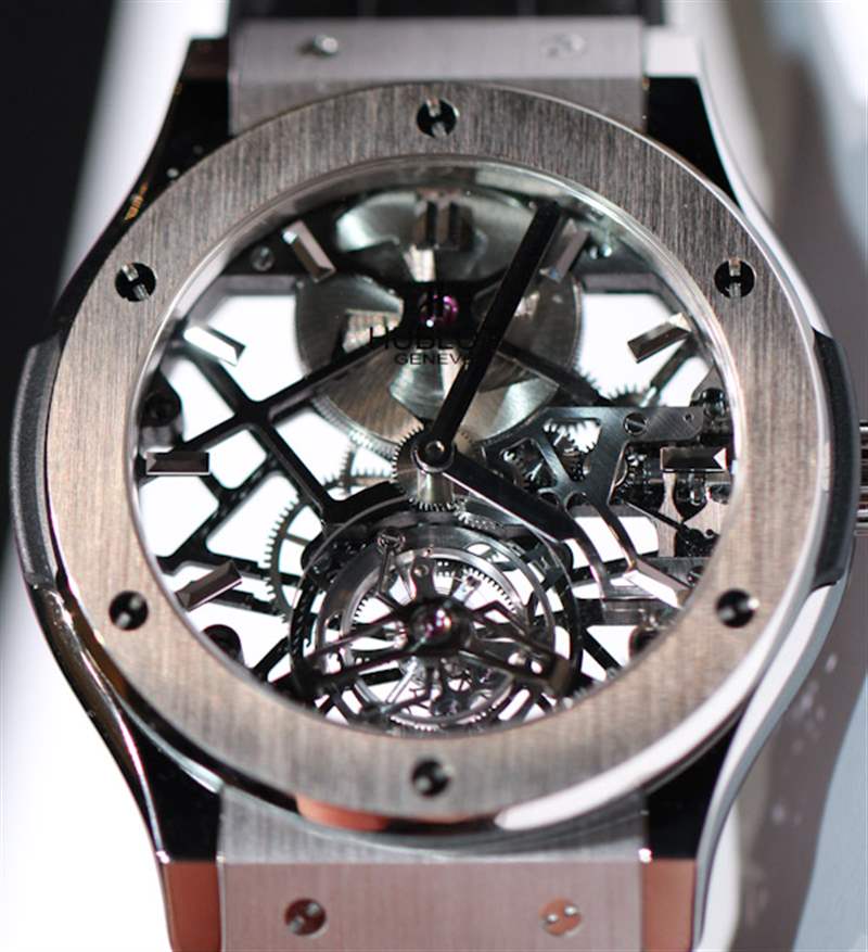 宇舶(Hublot)經典融合鏤空陀飛輪45毫米手表動手實踐-復刻表