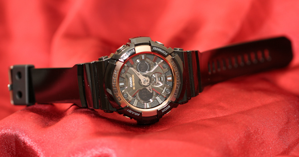 卡西歐G-Shock GA200RG手表評測-復(fù)刻表