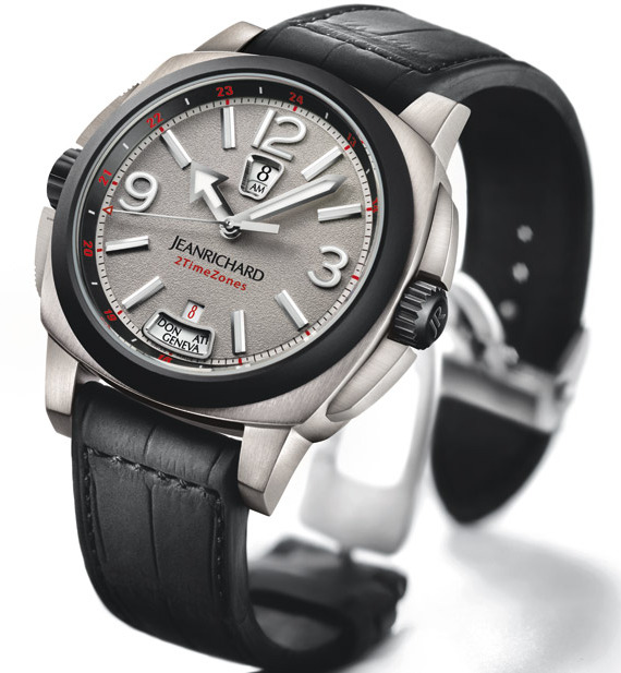 JeanRichard理查德雙時區手表-復刻表