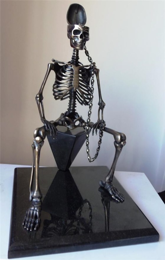 eBay上18世紀獨特的復(fù)古骷髏懷表-復(fù)刻表