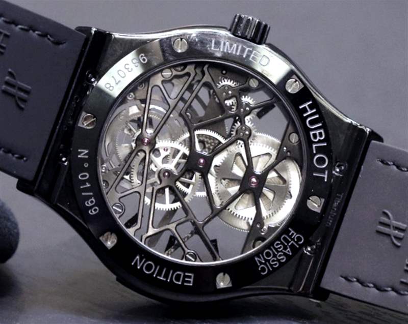 宇舶(Hublot)經典融合鏤空陀飛輪45毫米手表動手實踐-復刻表
