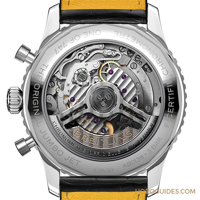 頌揚原始巨無霸噴射機(jī)，BREITLING Navitimer B01「波音747限量版」-復(fù)刻表