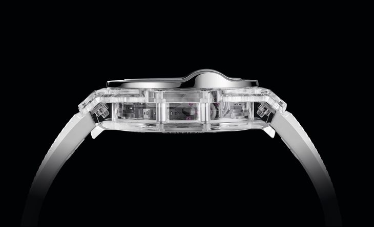 HUBLOT藍(lán)寶石不只晶透亮還有螢光黃SAXEM滿滿科技含量-復(fù)刻表