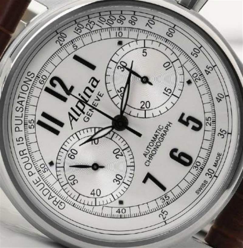 Alpina Startimer經典自動計時手表擁有非常悲傷的手-復刻表