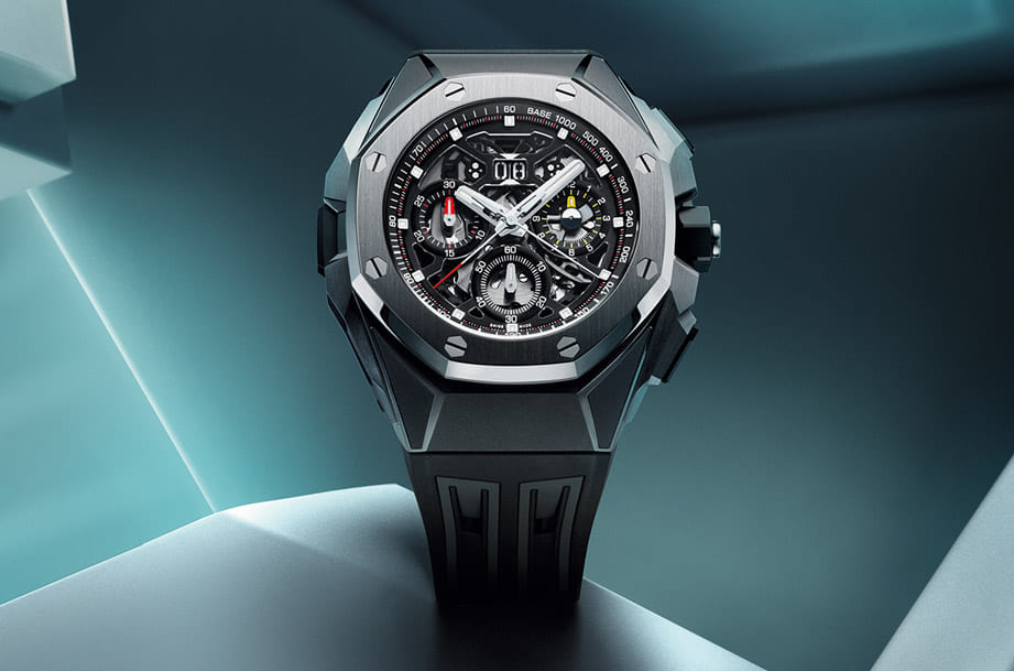 AP皇家橡樹概念系列新作首度融入雙追針飛返計時與表帶快拆設(shè)計-復(fù)刻表
