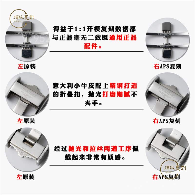 APS廠復刻浪琴名匠月相對比正品怎么樣,APS廠名匠月相可以進專柜嗎-復刻表