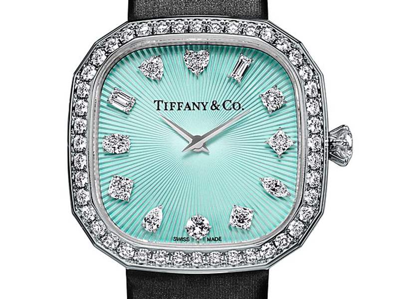 『新表』Tiffany推出3枚蒂芙尼Eternity珠寶腕表：枕形表殼，12種琢形鉆石時標-復刻表