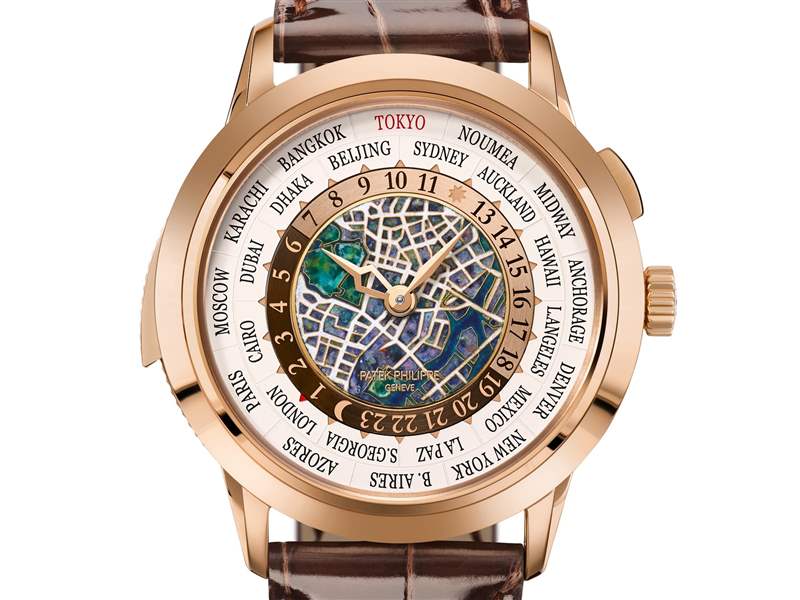 Patek Philippe百達(dá)翡麗推出Ref. 5531R-014 Tokyo 2023世界時(shí)間三問(wèn)報(bào)時(shí)腕表：東京地圖-復(fù)刻表