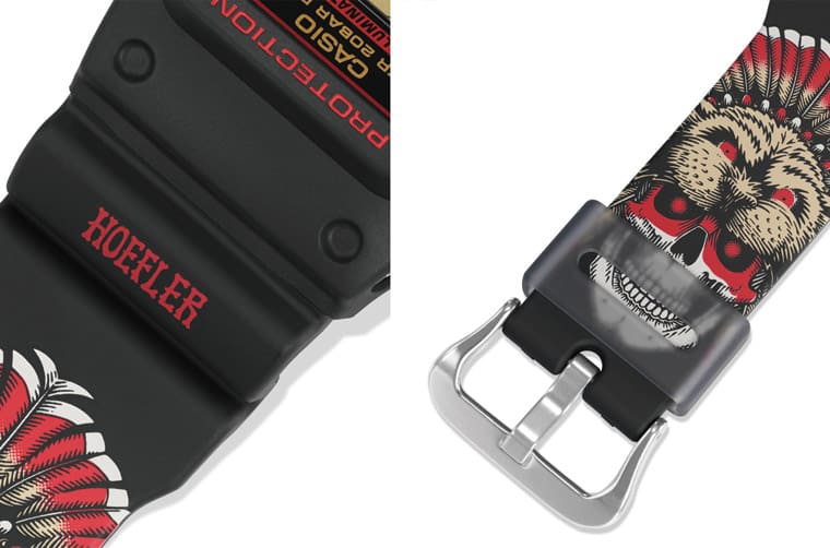 G-SHOCK與滑板冠軍選手、品牌三方聯(lián)名DW-5600方表散發(fā)濃濃街頭藝術(shù)風(fēng)格-復(fù)刻表