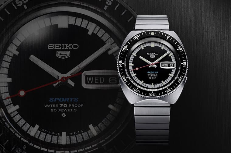 SEIKO精工5號問世55周年5 Sports復(fù)刻款和新款齊發(fā)-復(fù)刻表