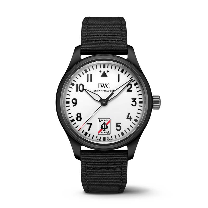 IWC萬國推出Pilot’s Watch Automatic 41 Black Aces黑桃A特別版腕表：夜光表盤-復刻表