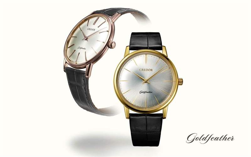 『新表』Seiko Credor推出Goldfeather超薄腕表：纖細金羽-復刻表