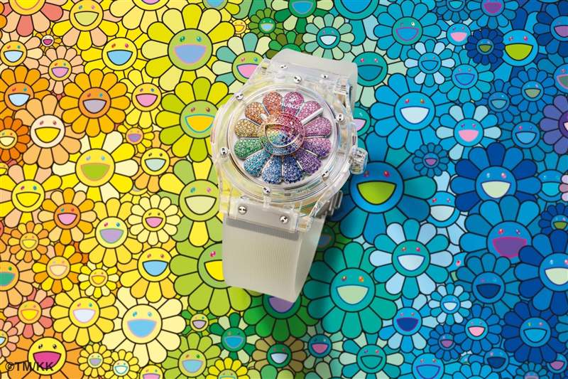 Hublot再聯乘村上隆獨一無二微笑之花震撼作-復刻表