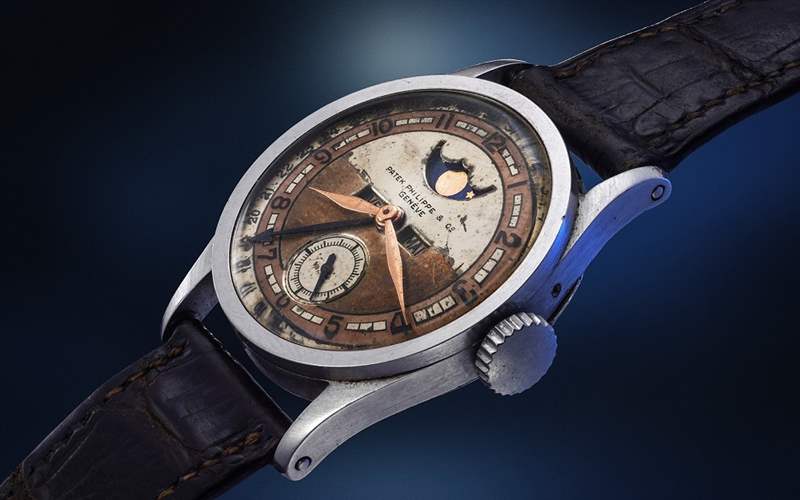 據稱為末代皇帝溥儀擁有的Patek Philippe Ref. 96QL鉑金腕表4885萬港幣拍賣成交-復刻表