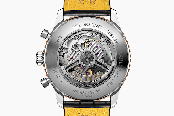 百年靈推出美國獨(dú)家Navitimer計時碼表，采用醒目的灰色配色-復(fù)刻表