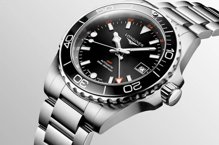 浪琴表HydroConquest深海征服者進階為兩地時間版新浪鬼-復刻表