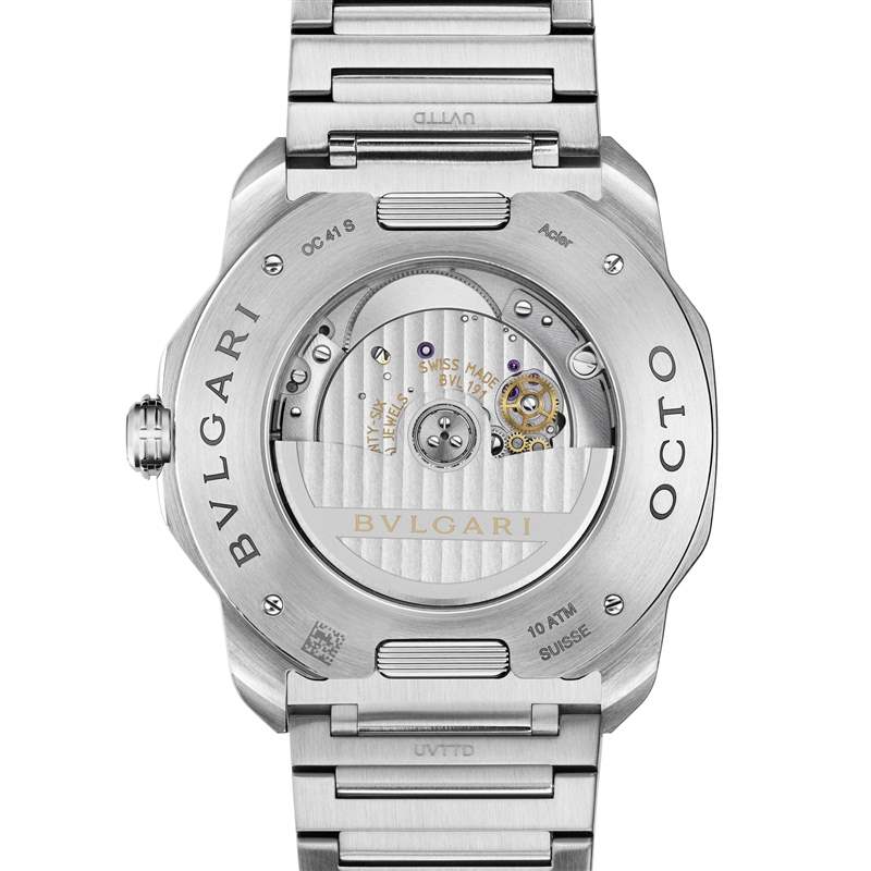 寶格麗推出全新Octo Roma系列腕表：巴黎釘紋表盤、中央飛行陀飛輪、虎眼石鑲嵌機芯-復刻表